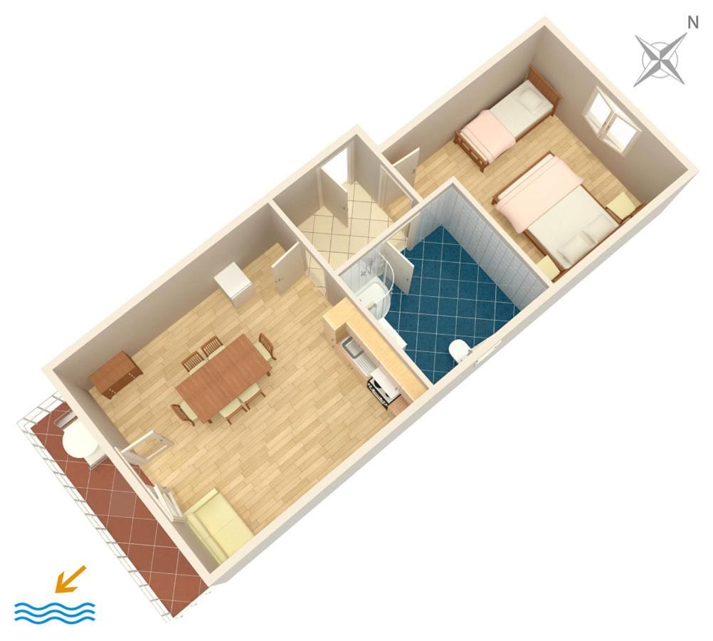 Apartments By The Sea Duce, Omis - 2731 두기라트 외부 사진