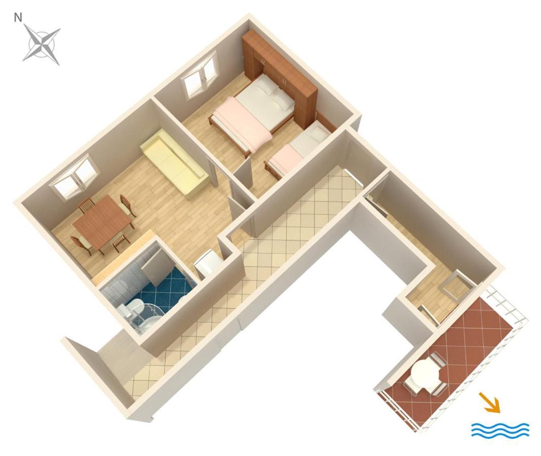 Apartments By The Sea Duce, Omis - 2731 두기라트 외부 사진